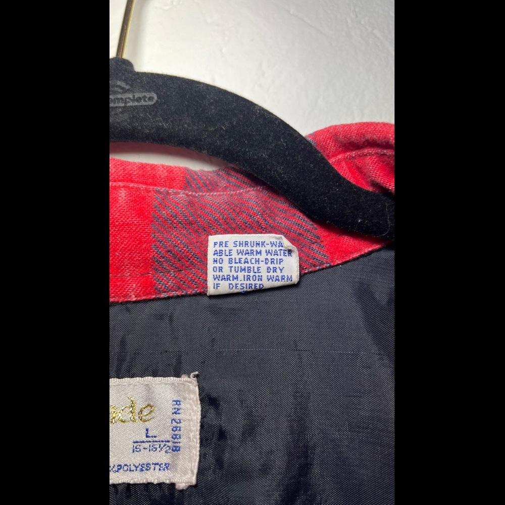 Cascade • Red & Blue Flannel Shirt - Picture 3 of 6